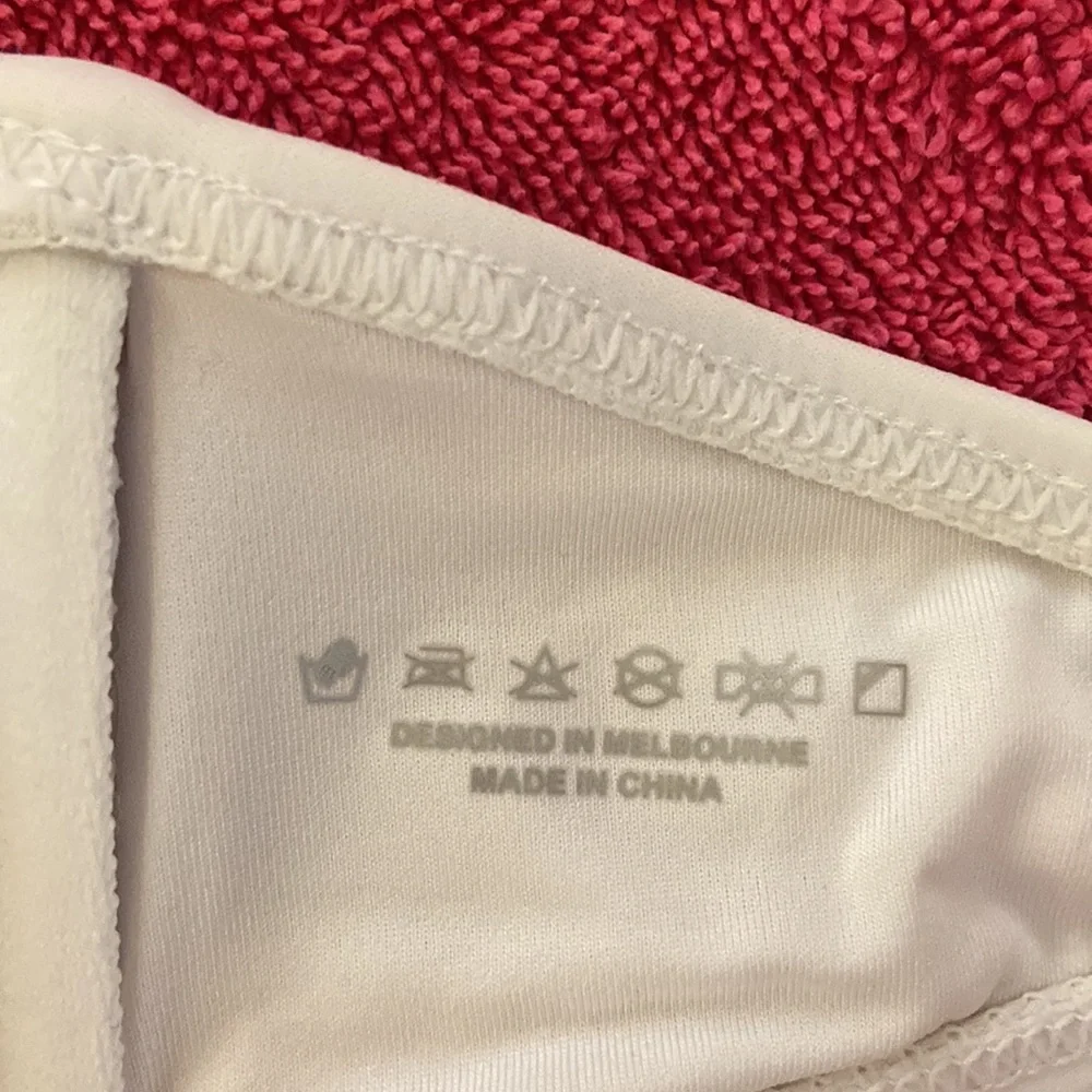 Infamous Swim Bandeau Top- white- small - Picture 4 of 6